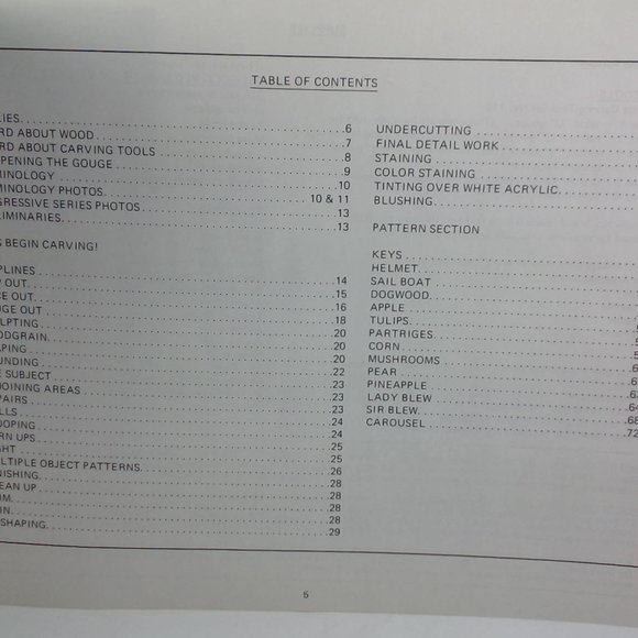 Pricilla Hauser Presents Woodcarving In Relief by Sharon B. Drewfs 1978 LOT#8 - Picture 3 of 5